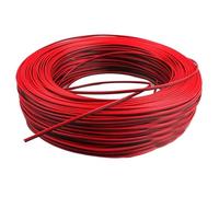 Câbles LED 5/10/20 m, câble for ruban LED 2 broches, fil électrique 22 AWG rouge et noir(10m)