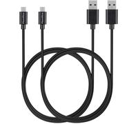 Câbles micro USB - Microsoft - Xbox One - Lot de 2 - 1 m - Compatible Xbox One/Elite/S/X