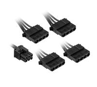 Câbles Modulaires Kolink Regulator, Câbles de Remplacement, Conçus pour Les Alimentations Regulator, 4X 4-Pin Molex