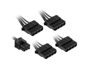 Câbles Modulaires Kolink Regulator, Câbles de Remplacement, Conçus pour Les Alimentations Regulator, 4X 4-Pin Molex