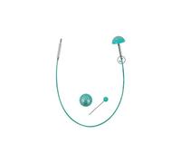 KnitPro Câble, Acier inoxydable, Bleu, Un Taille