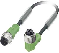 Câbles pour capteurs/actionneurs Pôle: 3 Phoenix Contact AC-3P-M12MS/ 0,6-PUR/M12FR 1681554 1 pc(s)