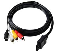 Câbles S-Video Gam3Gear Cordon S Vidéo AV Vidéo Audio câble pour Nintendo SNES N64 Gamecube PAL 25381