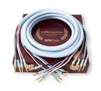 Câbles Supra Câble Haut-Parleur Quadrax 4 X 2.0 BI - AMP CC Crimp 1 Paire 3 M