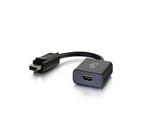 Cables to Go 18405 DisplayPort Female to Female Panel Mount Coupler 4K DP tp HDMI. 8 inches Noir