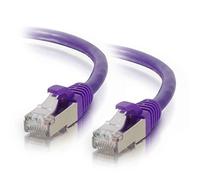 Cables to Go Cat6 Snagless blindé (STP) câble de raccordement de réseau 2 Feet Violet
