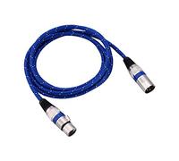 Câbles XLR mâle vers femelle 1 / 1,8 / 3 / 5 / 10 / 15 / 20 m Câble micro Mini XLR 3 broches Câble audio XLR / Micro équilibré pour amplificateurs, microphones et mixeurs 1.8m