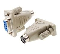 CablesOnline AD-M01-2 Lot de 2 adaptateurs de souris PS/2 MiniDin6 femelle vers DB9 femelle