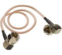 CablesOnline SI-FF301 Câble coaxial RG179 avec connecteurs de type F à angle droit pour TV, satellite et antenne 75 ohms