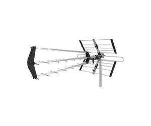 Cabletech Antenne extérieure DVB-T2 HD avec filtre LTE double bande VHF/UHF 174-790 MHz