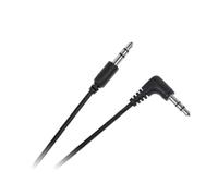 Cabletech Câble audio jack 3,5 mm - Câble AUX de 0,5 m avec fiche coudée à 90 degrés et fiche droite - Câble jack stéréo 3,5 mm - Câble d'extension court pour casque, haut-parleurs, smartphones