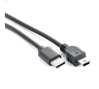 CableUSB C vers Mini USB Synchronise & Charge | 480 Mbit/s | Compatible Micro Blue Yeti, PS3, Wii U Pro, DD Externe, Caméras Numériques, MP3 | 2m