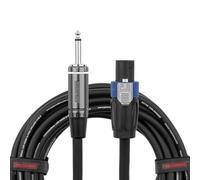 Cableworks By Gator Cases Composer Series Deluxe Câble de haut-parleur TS vers verrou torsadé (GCWC-SPK-15-1TL) 4,5 m