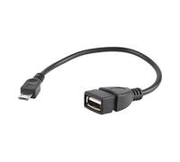 Cablexpert A-OTG-AFBM-03 - Câble USB - Micro-USB de type B (M) pour USB (F) - USB OTG - 15 cm