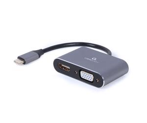 Cablexpert A-USB3C-HDMIVGA-01 adaptateur graphique USB Gris