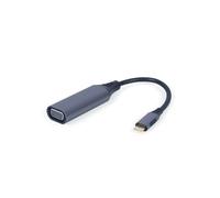 Cablexpert A-USB3C-VGA-01 câble vidéo et adaptateur 0,15 m USB Type-C VGA (D-Sub) Gris