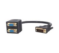 Cablexpert - Adaptateur vidéo - DVI-I mâle pour HD-15 (VGA) femelle - 30 cm - noir - support 1080p, passif