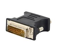 Gembird Adaptateur DVI vers VGA A-DVI-VGA-BK DVI mâle vers VGA 15 broches vis moletées Noir