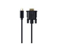 Cablexpert - Câble adaptateur - 24 pin USB-C (M) pour HD-15 (VGA) (M) - 2 m - prise en charge de 1920 x 1080 à 60 Hz - noir