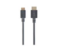 Cablexpert - Câble HDMI avec Ethernet - 19 pin mini HDMI Type C mâle pour HDMI mâle - 3 m - support 4K