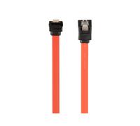 Cablexpert Câble SATA III 0.3m, Connecteurs Mâle Droit/90°, Débit 0.6 Gbps, RoHS, Conditionnement Bulk (CC-SATAM-DATA90-0.3M)