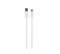 Cablexpert Câble USB 3.2 Gen 1 A vers C Mâle-Mâle, 3m, Blanc - Transfert 600Mbit/s, Contacts Or, Courant Max. 3A (36W) - CCP-USB3-AMCM-W-10