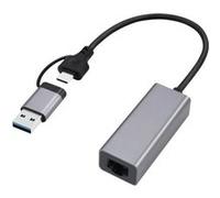 Gembird Adaptateur USB 3.1 / USB‑C vers RJ45 LAN Gigabit 15 cm