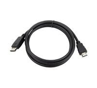 Gembird Câble vidéo CC-DP-HDMI-10M – 10 m HDMI Type A vers DisplayPort Noir