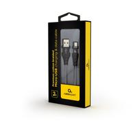 Câble USB vers micro USB CC-USB2B-AMMBM-2M-BW Noir 2 m