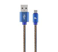 Cablexpert CC-USB2J-AMMBM-1M-BL câble USB USB 2.0 USB A Micro-USB B Bleu