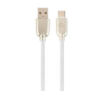Cablexpert CC-USB2R-AMCM-1M-W câble USB USB 2.0 USB A USB C Blanc