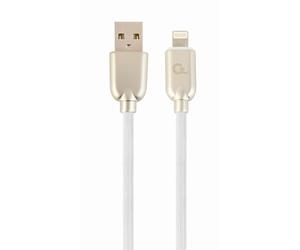 Cablexpert CC-USB2R-AMLM-1M-W câble Lightning Blanc