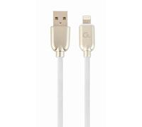 Cablexpert CC-USB2R-AMLM-2M-W câble Lightning Blanc