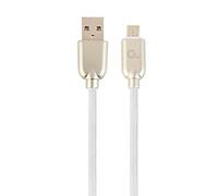 Cablexpert CC-USB2R-AMMBM-2M-W câble USB USB 2.0 USB A Micro-USB B Blanc