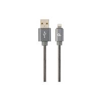 Cablexpert CC-USB2S-AMLM-2M-BG câble Lightning Gris