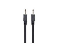 Cablexpert CCA-404-2M - Câble audio - mini-phone stereo 3.5 mm mâle pour mini-phone stereo 3.5 mm mâle - 2 m - noir - moulé