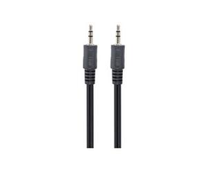 Cablexpert CCA-404-2M - Câble audio - mini-phone stereo 3.5 mm mâle pour mini-phone stereo 3.5 mm mâle - 2 m - noir - moulé