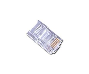 Cablexpert Connecteur 8P8C Cat5 Mâle Droit Plaqué Or 6u'' - Sachet de 100 pièces (Ref: PLUG3UP6/100)