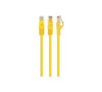Cablexpert - Cordon de raccordement - RJ-45 (M) pour RJ-45 (M) - 1.5 m - 6.2 mm - UTP - CAT 6 - moulé, sans crochet - jaune
