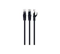 Cablexpert - Cordon de raccordement - RJ-45 (M) pour RJ-45 (M) - 1.5 m - 6.2 mm - UTP - CAT 6 - moulé, sans crochet - noir