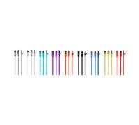 Cablexpert - Cordon de raccordement - RJ-45 (M) pour RJ-45 (M) - 1 m - SFTP - CAT 6a - moulé, sans halogène - noir