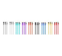 Cablexpert - Cordon de raccordement - RJ-45 (M) pour RJ-45 (M) - 1 m - SFTP - CAT 6a - sans halogène, moulé - bleu