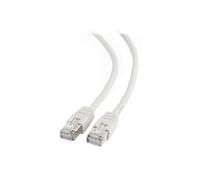 Cablexpert - Cordon de raccordement - RJ-45 (M) pour RJ-45 (M) - 10 m - 6.2 mm - FTP - CAT 6 - moulé, sans crochet, bloqué - blanc