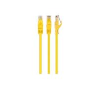 Cablexpert - Cordon de raccordement - RJ-45 (M) pour RJ-45 (M) - 25 cm - UTP - CAT 6 - moulé, bloqué - jaune