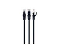 Cablexpert - Cordon de raccordement - RJ-45 (M) pour RJ-45 (M) - 25 cm - UTP - CAT 6 - moulé, bloqué - noir