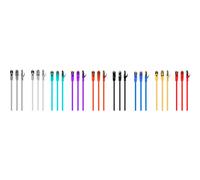 Cablexpert - Cordon de raccordement - RJ-45 (M) pour RJ-45 (M) - 50 cm - SFTP - CAT 6a - sans halogène, moulé - bleu