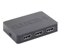 Cablexpert DSW-HDMI-34 - Commutateur vidéo/audio - 3 x HDMI - de bureau