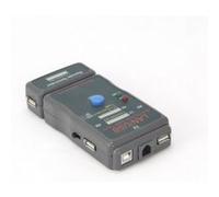 Gembird Testeur de câbles réseau NCT-2 – RJ45, UTP/STP, USB, Noir, Indicateurs LED