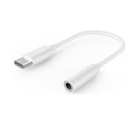 Cablexpert - USB-C vers adaptateur de prise casque - 24 pin USB-C mâle pour mini-phone stereo 3.5 mm femelle - 10 cm - blanc