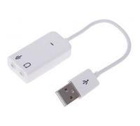 CABLING® Adaptateur cable USB 2 x jack femelle G